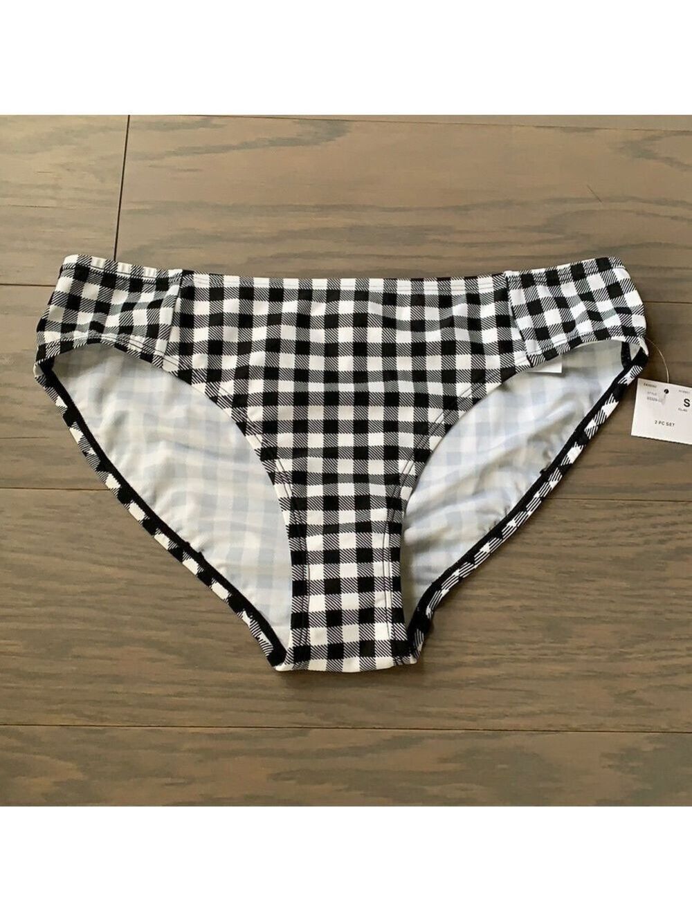 New Motherhood Maternity Checkered Swim Bottoms